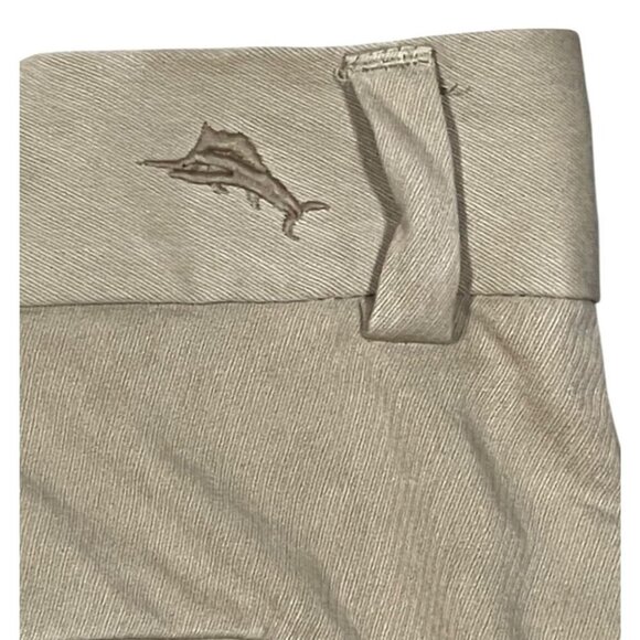Tommy Bahama Men’s Silk Cotton Flat Front Chino Shorts - Khaki 38x10 - Picture 8 of 8